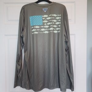 New Columbia Omni-wick Omni-shade long sleeve men's shirt, size XLT